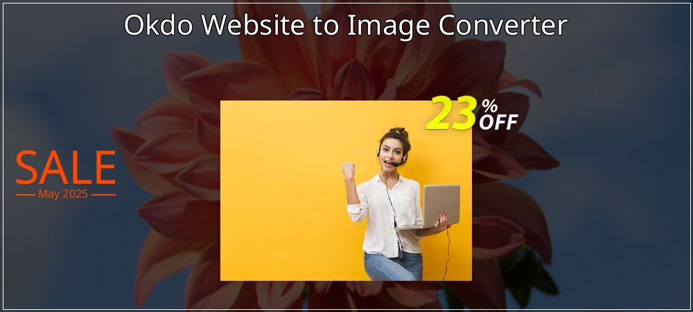 Okdo Website to Image Converter coupon on National Walking Day offer