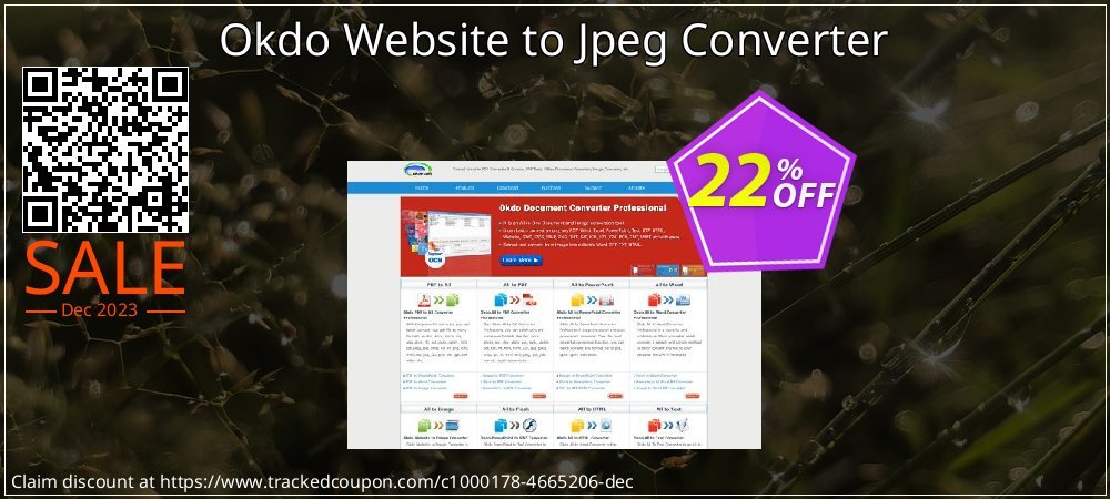 Okdo Website to Jpeg Converter coupon on World Party Day discount