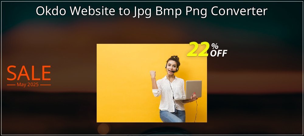 Okdo Website to Jpg Bmp Png Converter coupon on National Memo Day offering sales