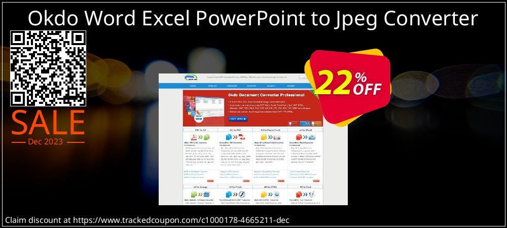 Okdo Word Excel PowerPoint to Jpeg Converter coupon on World Party Day promotions