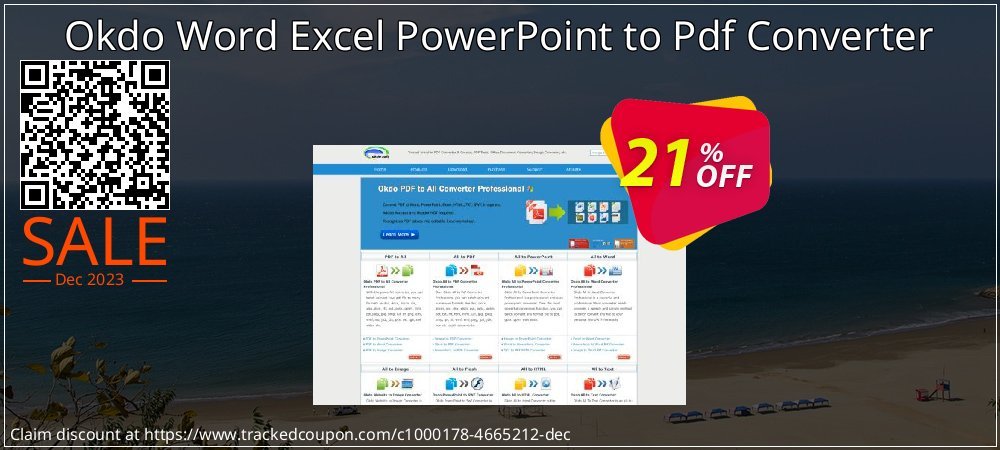 Okdo Word Excel PowerPoint to Pdf Converter coupon on April Fools' Day sales