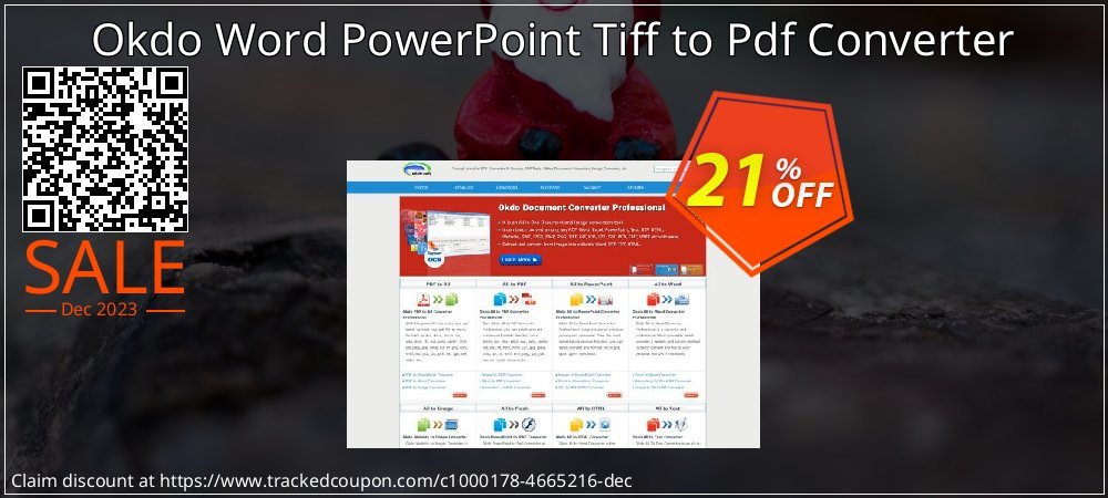 Okdo Word PowerPoint Tiff to Pdf Converter coupon on World Party Day offering discount