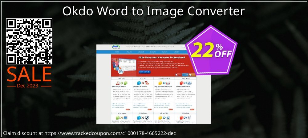 Okdo Word to Image Converter coupon on Working Day offer