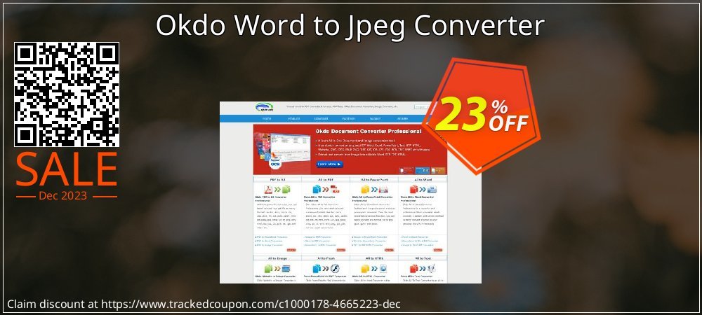 Okdo Word to Jpeg Converter coupon on Virtual Vacation Day deals