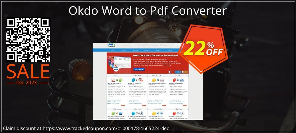 Get 20% OFF Okdo Word to Pdf Converter offering sales