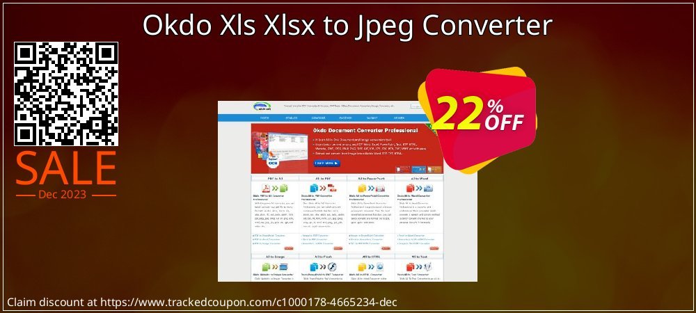 Okdo Xls Xlsx to Jpeg Converter coupon on World Password Day offering sales