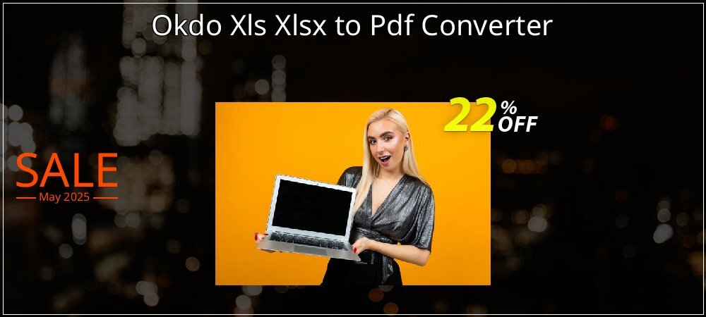 Okdo Xls Xlsx to Pdf Converter coupon on Mother's Day super sale