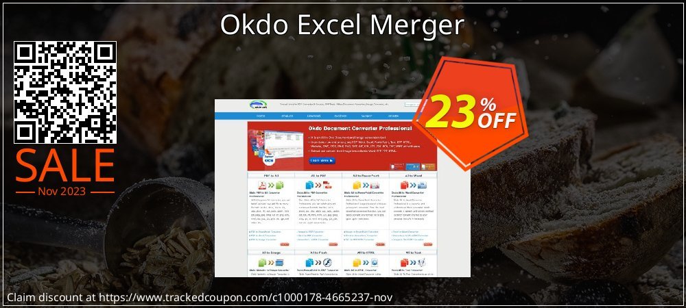 Okdo Excel Merger coupon on National Memo Day promotions