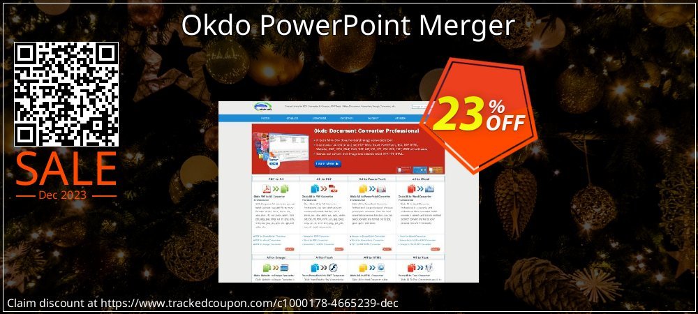 Okdo PowerPoint Merger coupon on Tell a Lie Day sales