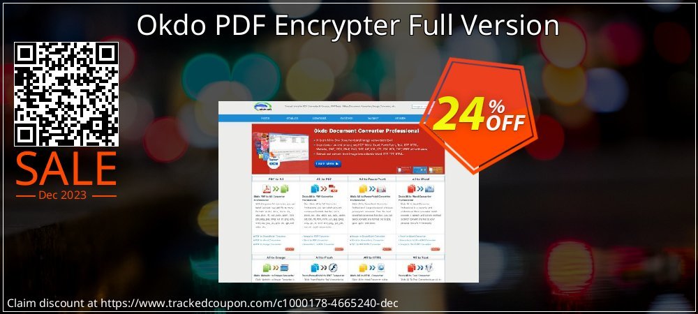 Okdo PDF Encrypter Full Version coupon on Mother Day offer