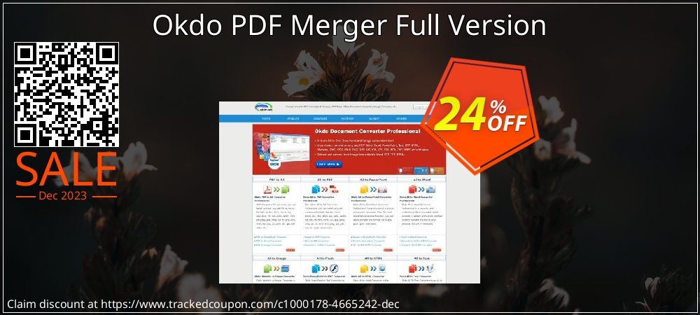 Okdo PDF Merger Full Version coupon on April Fools Day offer