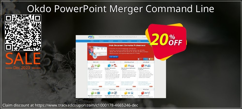 Okdo PowerPoint Merger Command Line coupon on National Loyalty Day promotions