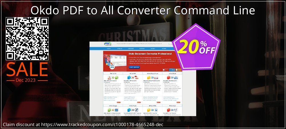 Okdo PDF to All Converter Command Line coupon on Virtual Vacation Day promotions