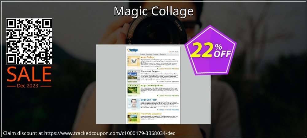 Magic Collage coupon on April Fools' Day deals