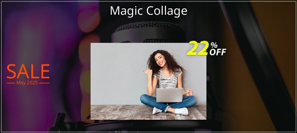 Magic Collage coupon on National Smile Day discount