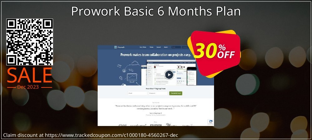 Prowork Basic 6 Months Plan coupon on April Fools Day offering sales
