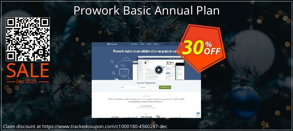 Prowork Basic Annual Plan coupon on April Fools Day discounts