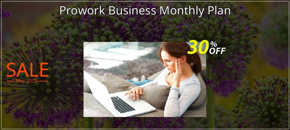 Prowork Business Monthly Plan coupon on Working Day offering sales