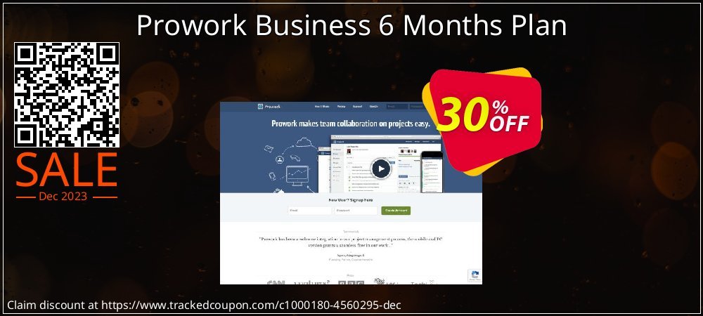Prowork Business 6 Months Plan coupon on World Backup Day super sale