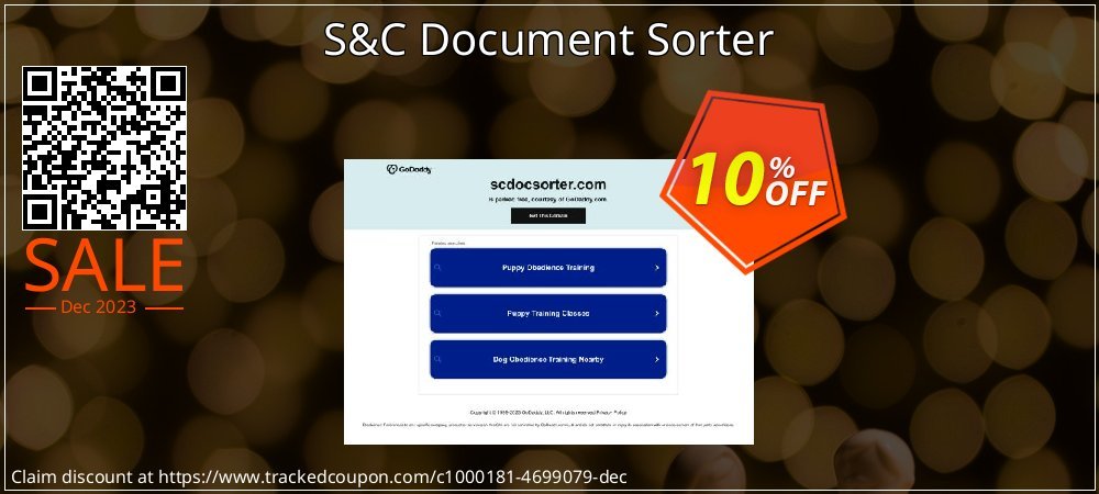 S&C Document Sorter coupon on Tell a Lie Day discount