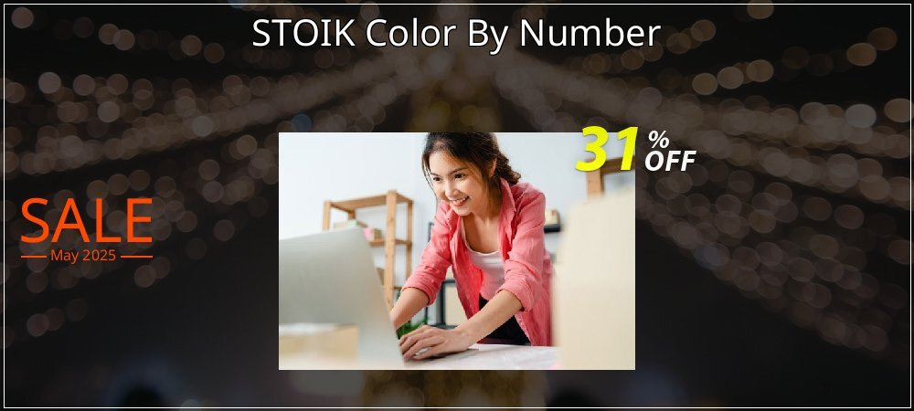 STOIK Color By Number coupon on April Fools' Day deals