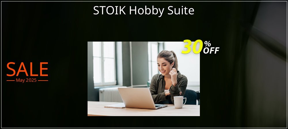 STOIK Hobby Suite coupon on April Fools' Day offering sales