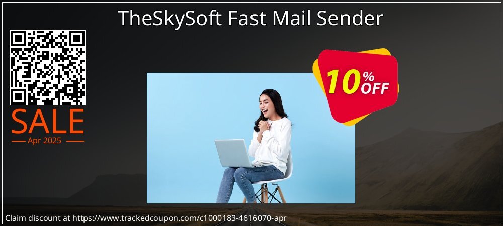 TheSkySoft Fast Mail Sender coupon on National Walking Day discount