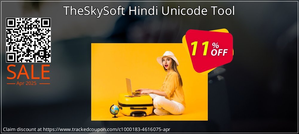 TheSkySoft Hindi Unicode Tool coupon on National Walking Day promotions