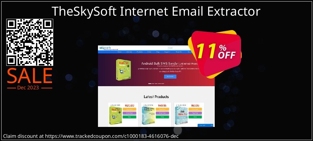 TheSkySoft Internet Email Extractor coupon on World Party Day sales
