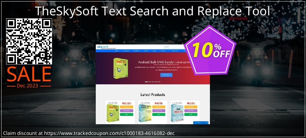 Get 10% OFF TheSkySoft Text Search and Replace Tool discount