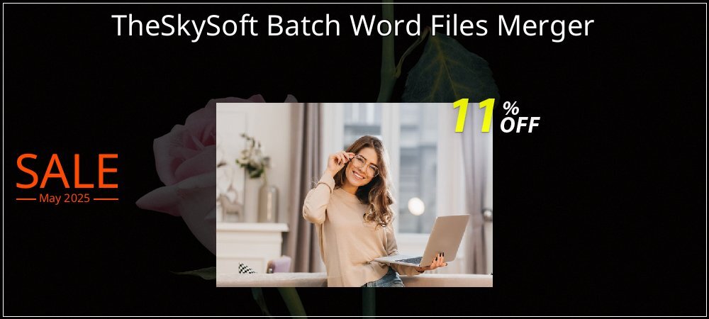 TheSkySoft Batch Word Files Merger coupon on World Party Day offer