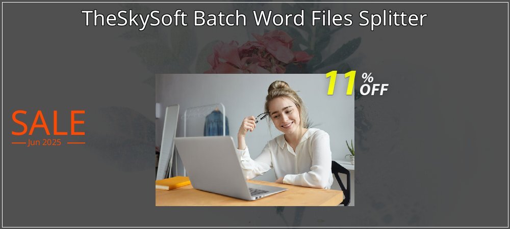 TheSkySoft Batch Word Files Splitter coupon on Easter Day offering sales