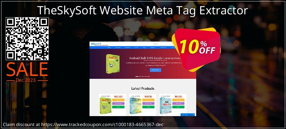TheSkySoft Website Meta Tag Extractor coupon on April Fools' Day discounts