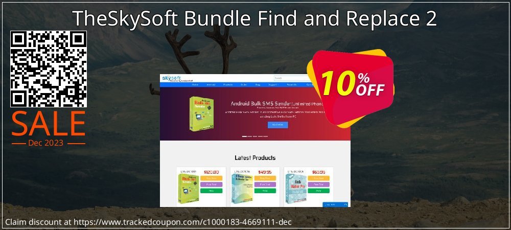 TheSkySoft Bundle Find and Replace 2 coupon on Palm Sunday super sale