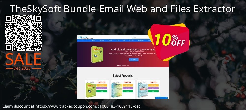 TheSkySoft Bundle Email Web and Files Extractor coupon on Easter Day offering sales