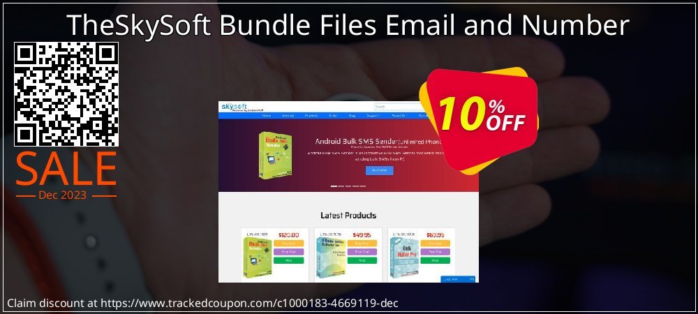 TheSkySoft Bundle Files Email and Number coupon on April Fools' Day offering sales
