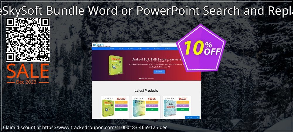 TheSkySoft Bundle Word or PowerPoint Search and Replace coupon on National Walking Day discount