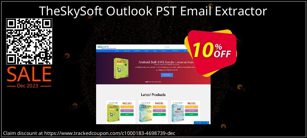 TheSkySoft Outlook PST Email Extractor coupon on Tell a Lie Day discounts