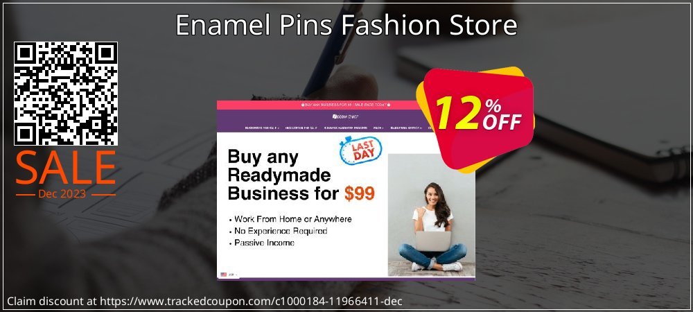 Enamel Pins Fashion Store coupon on World Party Day sales