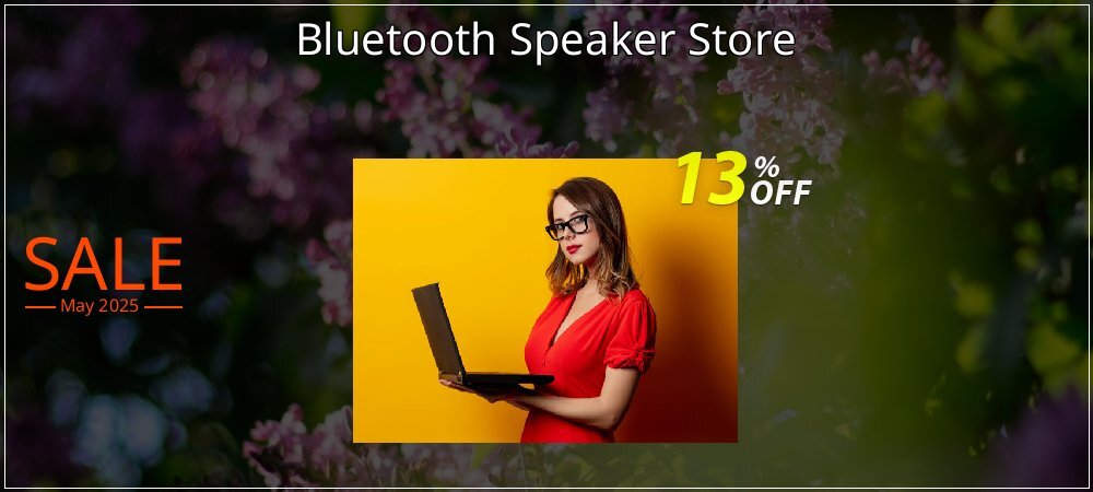 Bluetooth Speaker Store coupon on April Fools Day offering discount