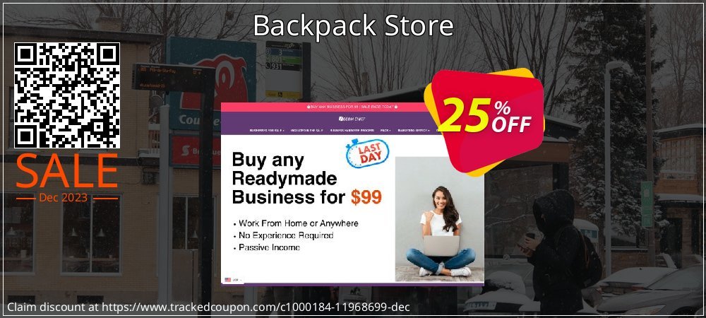 Backpack Store coupon on Tell a Lie Day offer