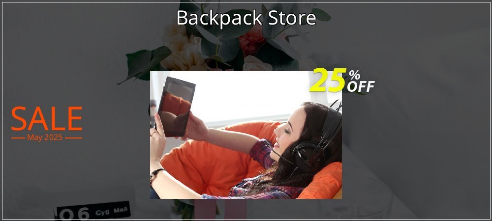 Backpack Store coupon on World Password Day discount