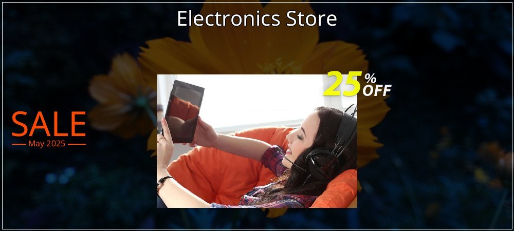 Electronics Store coupon on Tell a Lie Day discounts