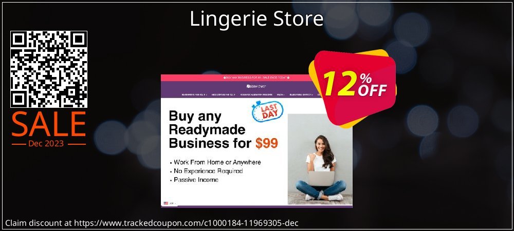 Lingerie Store coupon on National Walking Day offering sales