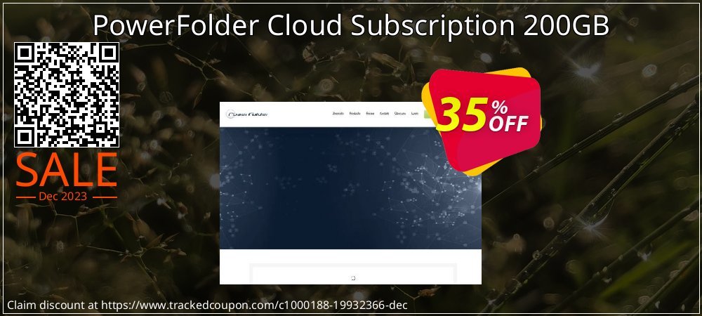 PowerFolder Cloud Subscription 200GB coupon on Korean New Year discount