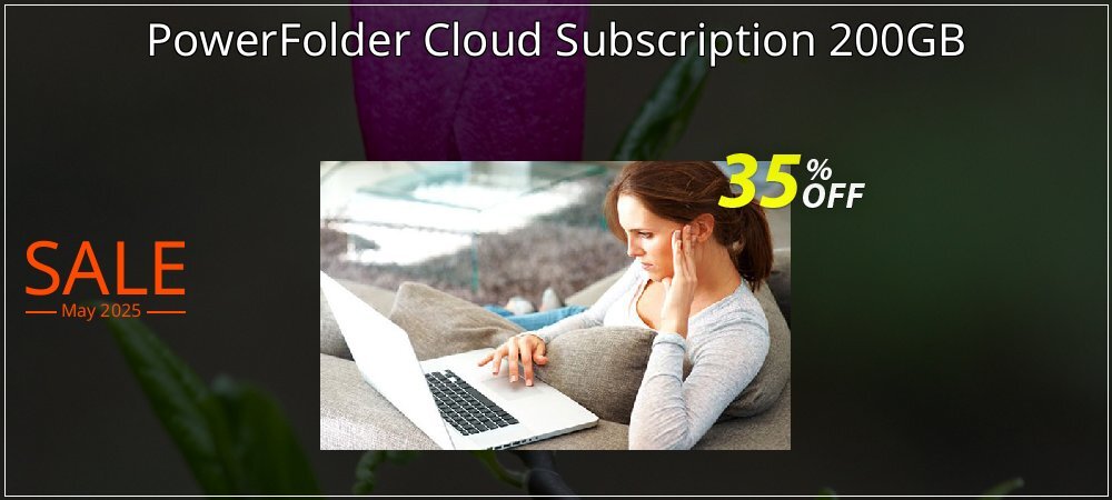 PowerFolder Cloud Subscription 200GB coupon on World Party Day offering sales