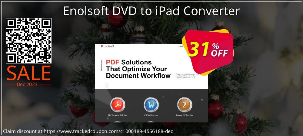 Enolsoft DVD to iPad Converter coupon on Easter Day offering discount