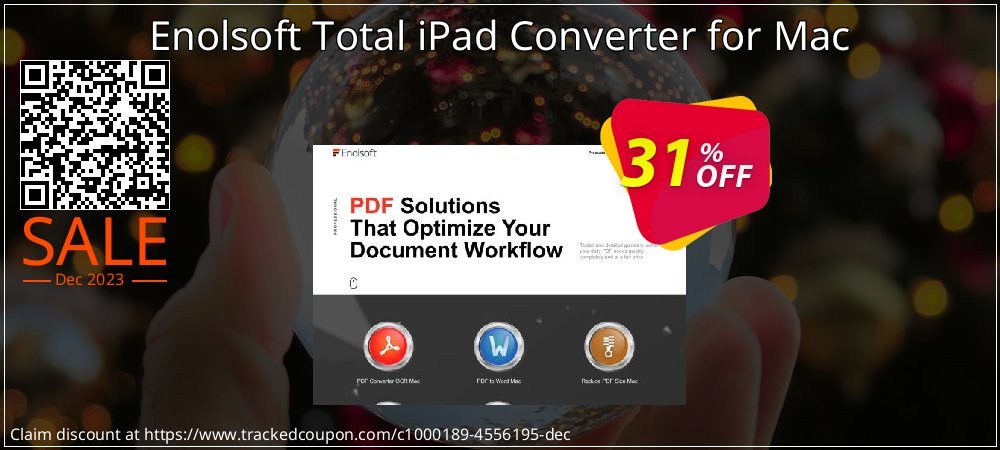 Enolsoft Total iPad Converter for Mac coupon on National Walking Day offer