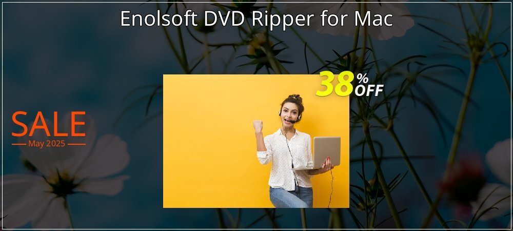 Enolsoft DVD Ripper for Mac coupon on Easter Day offering sales