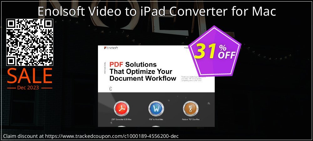 Enolsoft Video to iPad Converter for Mac coupon on National Walking Day discounts